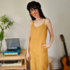 AYNIRISM Mustard yellow jumpsuit จัมพ์สูทสีเหลืองมัสตาร์ด