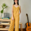 AYNIRISM Mustard yellow jumpsuit จัมพ์สูทสีเหลืองมัสตาร์ด