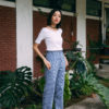 AYNIRISM Stripe denim pants กางเกงยีนส์ลายทาง